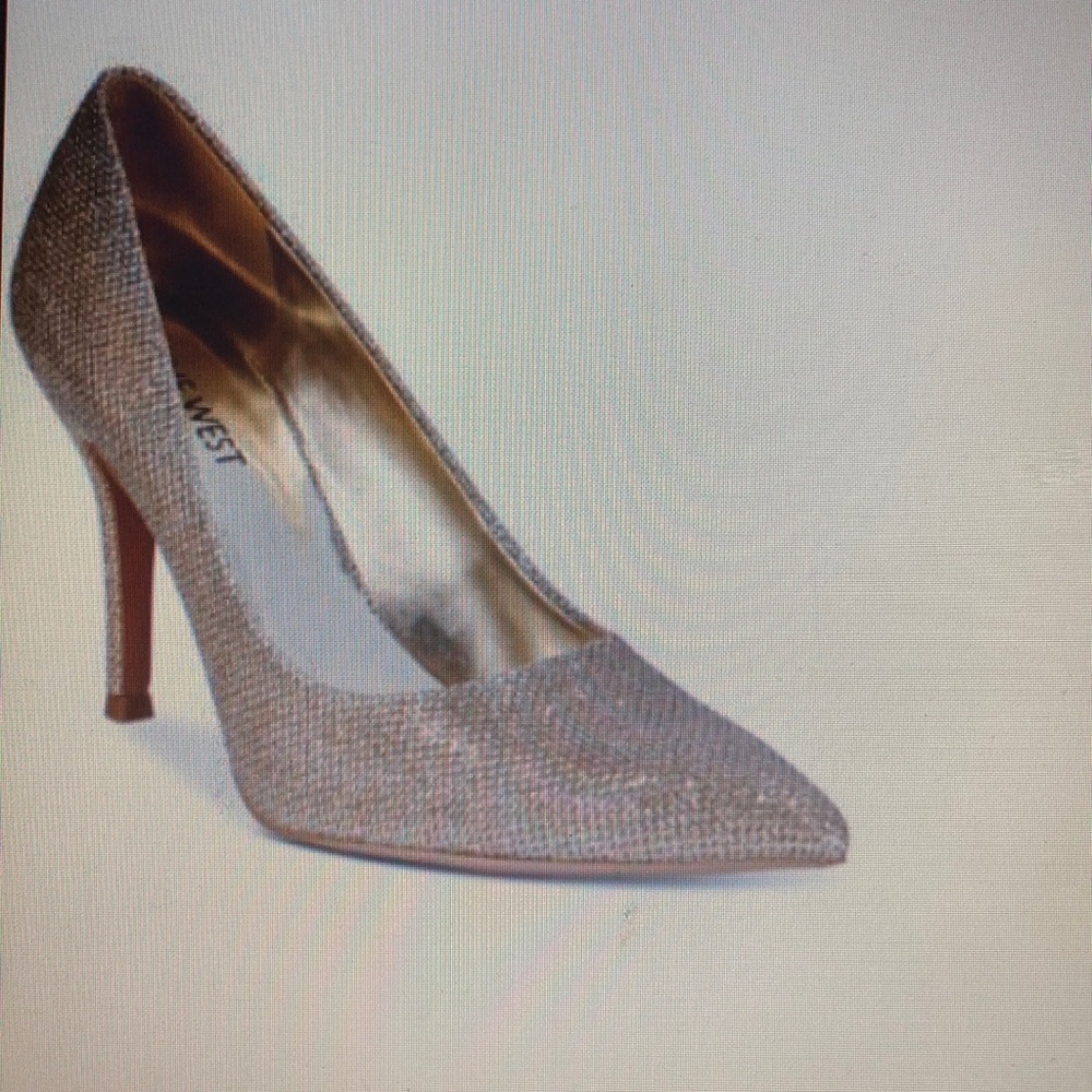 Nine West Flax Metallic Evening Pump